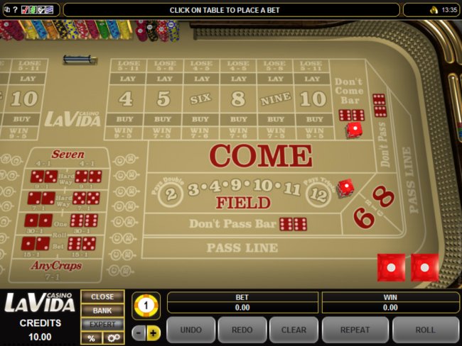 best online casino craps odds